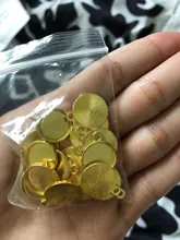 8mm 10mm 12mm tamaño interno clásico 7 colores un solo lado colgante estilo Simple cabujón Base ajuste colgante