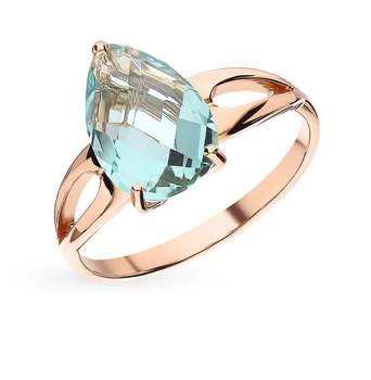 Gold ring with quartz sunlight sample 585
Gold ring with quartz sunlight sample 585