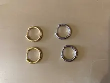 ANENJERY aro-pendientes de plata de primera ley diseño geométrico para mujer, aretes pequeños, aros pequeños, plata esterlina 925, estilo francés, Punk, Hip Hop, fiesta