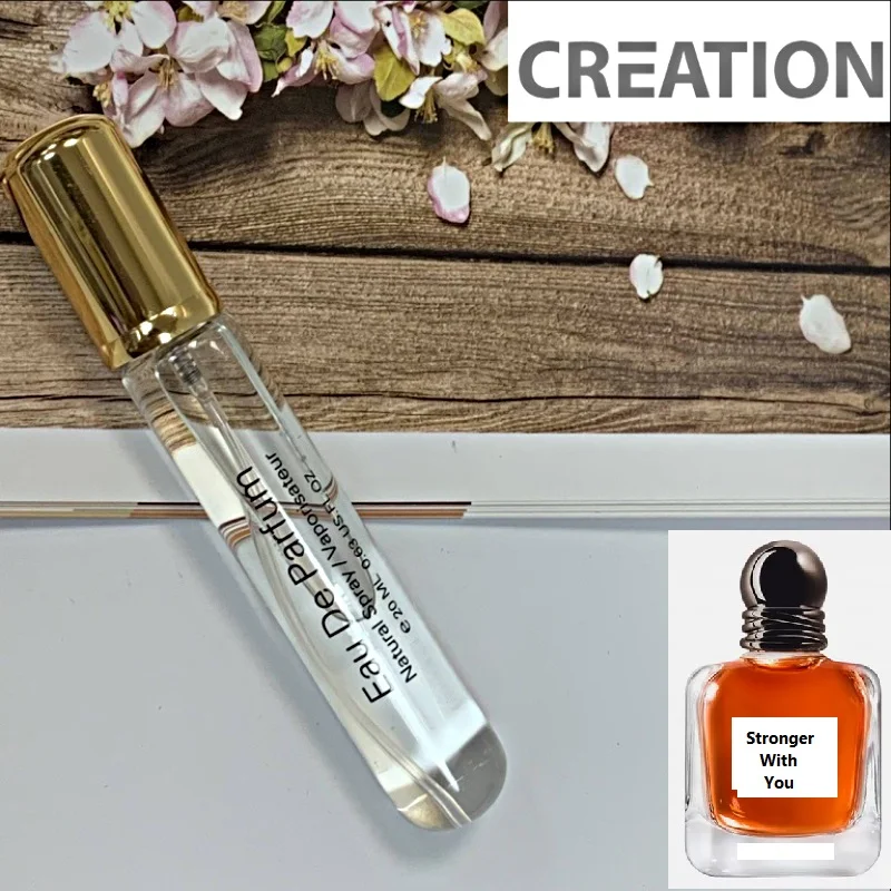 Парфюмерия мужская CREATION Strong With You. Разливной парфюм стойкий модный аромат 20 мл. |