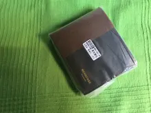 Cartera corta de cuero para hombre, monedero de Color sólido, Estilo Vintage, famosas, carteras masculinas