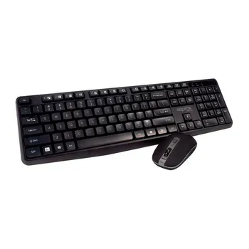 Keyboard and Wireless Mouse approx! APPKBWSMK330 USB 2.4 GHz Black
Keyboard and Wireless Mouse approx! APPKBWSMK330 USB 2.4 GHz Black