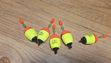 5 unids/lote 3g-80g luminosa flotador de espuma para pesca flotabilidad EVA suave Boya corcho de pesca noche de pesca palo de luz Bobber abordar