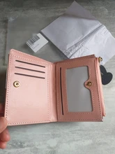 Billeteras geométricas rosas para mujer, Cartera de bolsillo, tarjetero de retales, monedero corto a la moda