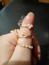 Tocona, 17 unids/set de lujo de cristal claro piedra conjuntos de anillos de boda para hombres y mujeres de la gota de agua flores el sol Geoemtric de joyería 8920