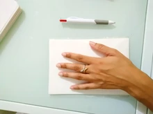 8 unids/set Vintage dorado estrella de pluma juego de papel de carta papelería regalo de escritura boda sobres Mini sobres para invitaciones