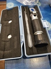 Mosto de Cerveza y Vino Refractómetro RSG-32ATC, brewing refractómetro 0-32 de Doble Escala de Gravedad Específica 1.000-1.120 y 0-32% brix