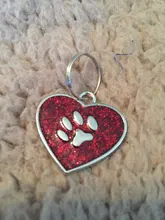 Etiqueta de identificación personalizada para mascotas, Collar de etiqueta en forma de corazón, Colgante para Nombre de gato, colgante de perro grabado personalizado, placa con nombre, accesorio para Collar