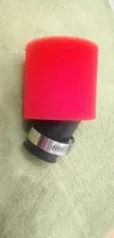 Esponja para filtro de aire, limpiador para Scooter, Dirt Pit Bike, motocicleta, Kayo BSE, color rojo, 32mm, 35mm, 38mm, 42mm, 45mm, 48mm