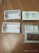 SRAN-enchufe eléctrico de pared con conexión a tierra, indicador LED oculto, enchufe doble con usb, 146x86mm