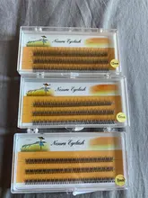 Extensiones de pestañas individuales, pestañas de cola de pez, mundo injerto, 8mm/10mm/12mm