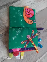 Juguete de aprendizaje temprano para bebé de 0 a 36M, libro de tela con sonido interactivo para padres e hijos, rompecabezas de papel, libro de tela con sonajero