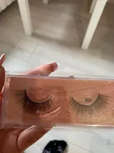 YSDO-pestañas 3D de visón esponjoso, pestañas postizas largas naturales gruesas, 1 par