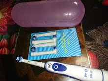 Oral B-cepillo de dientes eléctrico sónico, utensilio de higiene bucal con cabezales reemplazables, giratorio 2D