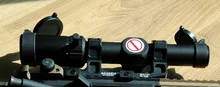 Monotubo rojo Win sin bordes de 30mm, torreta de 1/5Mil, ajuste de cristal grabado Mil Dot, bloqueo cero, Torero de acucisión rápida, CQB HD, 1-6x24 mira