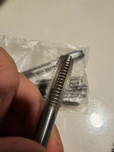 Alta calidad 7 unids/set Acero de cojinete cónico HSS M3-M12 máquina espiral punto recto estriada de rosca de tornillo broca manual