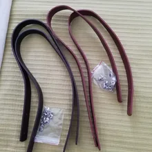 2 piezas bolso Correa desmontable PU cuero ASA señora bolso de hombro accesorios de repuesto DIY bolso Correa