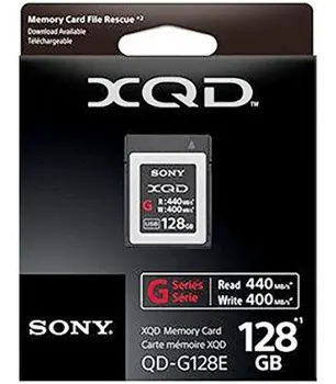 SONY XQD-TARJETA G 128GB 440 MB/s series
SONY XQD-TARJETA G 128GB 440 MB/s series