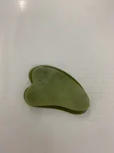 2 uds verde Gua Sha placa masajeador para cara de acupresión Natural Jade piedra Facial ojo raspado Guasha salud corporal masaje herramienta