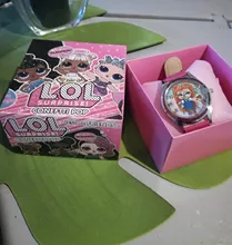 Lol-reloj sorpresa Original, muñeca de dibujos animados de Anime, accesorios de juguete de cuero para niños, regalo de cumpleaños, Navidad y Halloween