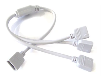 2 PCs RGB cable connector Splitter duplicator y Splitter power strip from 1 to 3 RGB female cable plugs sockets
2 PCs RGB cable connector Splitter duplicator y Splitter power strip from 1 to 3 RGB female cable plugs sockets