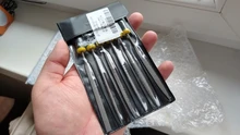 Vastar-Mini aguja de escofina de Metal, 6x140mm, juego de limas, herramientas de tallado de madera para escofina de acero, aguja de escofina, herramienta de limado para carpintería