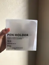 MINKYS-organizador multifuncional de 3 rejillas, soporte de escritorio para lápiz giratorio de 360 grados, gran capacidad, caja de lápices para Colegio, papelería