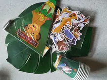 León suministros de fiesta de cumpleaños decoración de fiesta selva decoración rey Animal globo bebé ducha desechables Pap