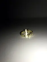 Anillos geométricos hueco redondo de Color dorado coreano para mujer y niña, anillo ajustable abierto cruzado, joyería sencilla