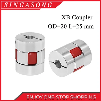 D20L25 Coupler D20 L25 three Jaw Aluminium Plum Flexible Shaft Coupling Motor Connector Flexible Coupler 5/6/6.35/8/10mm
D20L25 Coupler D20 L25 three Jaw Aluminium Plum Flexible Shaft Coupling Motor Connector Flexible Coupler 5/6/6.35/8/10mm