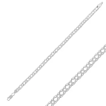 Angemiel 925 Silver 100 Micron Rombo Chain Bracelet
Angemiel 925 Silver 100 Micron Rombo Chain Bracelet