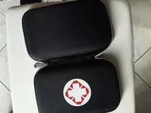 Kit de primeros auxilios portátil para exteriores, bolsa EVA impermeable con múltiples bolsillos para tratamiento médico de emergencia en familia o coche, viajes