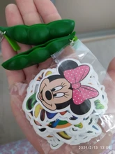 50 Uds de dibujos animados de Disney pegatinas de anime Marvel congelados juguetes de Mickey historia Winnie el Pooh impermeable portátil monopatín pegatinas niños juguete