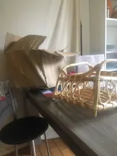 Accesorios de fotografía recién nacido, cesta tejida Vintage para sesión de fotos, accesorios infantiles, contenedor de atrezos para fotografía de bebés y niñas