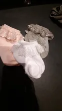 YWHUANSEN 0 a 6 años bebé niño pequeño niñas con volantes de encaje tobillo algodón calcetines vestido princesa verano algodón ojal calcetines con flores