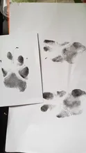 Kits de almohadillas de tinta para huellas de bebé, huella de perro o gato, recuerdo seguro, no tóxico, 090C