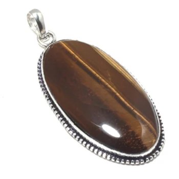 Genuine Tiger Eye Pendant 925 Sterling Silver Overlay over Copper Hand made Fine Jewelry Woman gift
Genuine Tiger Eye Pendant 925 Sterling Silver Overlay over Copper Hand made Fine Jewelry Woman gift