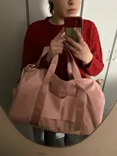 Bolsas de gimnasio de nailon impermeables para hombre y mujer, bolso de viaje para entrenamiento físico, esterilla de Yoga, bolsa deportiva con compartimiento para zapatos