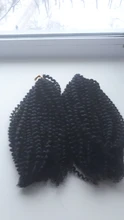 8 12 Afro Kinky Twist trenza sintética a Crochet bohemio cabello rizado trenzado extensión Ombre Marley ganchillo pelo de belleza de oro