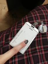 Portatarjetas de aleación de aluminio de alta calidad, funda para tarjeta de identificación, trabajo de Metal, identificación, 1 Uds.