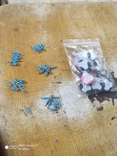 DNDYUJU-anillos giratorios de rodamiento de bolas, ganchos conectores de pesca, enlace rápido, 50 Uds.