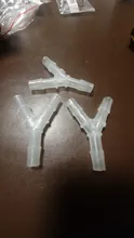Conectores en T tipo Y de plástico para manguera Pagoda, accesorios de bomba de aire para tanque de peces Y Acuario, PP, 2,4-19,5mm, 1 Uds.