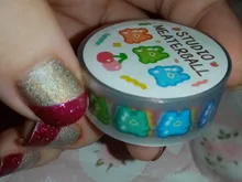 Lindo gato serie familiar diario Washi Tape Scrapbooking DIY etiqueta Kawaii cinta adhesiva de PET cinta de la Oficina de la Escuela de