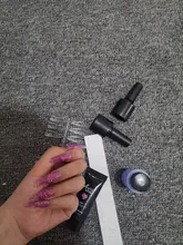 XZMUV-conjunto de herramientas de extensión de esmalte de uñas, accesorios de gel para manicura, punta de Color transparente, cepillo de corte UV de cristal duradero