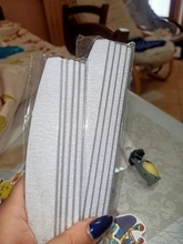 Lima de uñas profesional, lija de media luna, pulido de uñas, herramientas de cuidado de manicura, 100/180