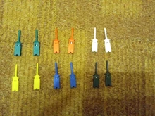 Clips Analyzers Test-Hooks Flattening-Test Logic Flat-Hook-Connection for Red Black Yellow