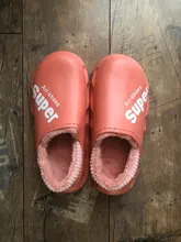 2020 impermeable antideslizante Zapatillas de casa zapatillas para mujer EVA invierno cálido de algodón damas zapatos de pareja zapatos de fondo grueso