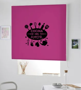 Blind Iroa roll for kitchen/Kitchen with love 2 ROLLER BLINDS TRANSLUCENT! (FUCHSIA 100X175)
Blind Iroa roll for kitchen/Kitchen with love 2 ROLLER BLINDS TRANSLUCENT! (FUCHSIA 100X175)