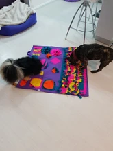 Alfombrilla de entrenamiento para perros y mascotas, manta de olfting, almohadillas de lana desmontables, esterilla para perros, alivia el estrés, rompecabezas, juguete para mascotas, almohadilla para la nariz