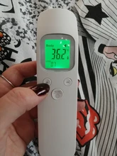 Termómetro Digital infrarrojo sin contacto para la frente, termómetro de pistola para cuerpo, dispositivo electrónico para la fiebre